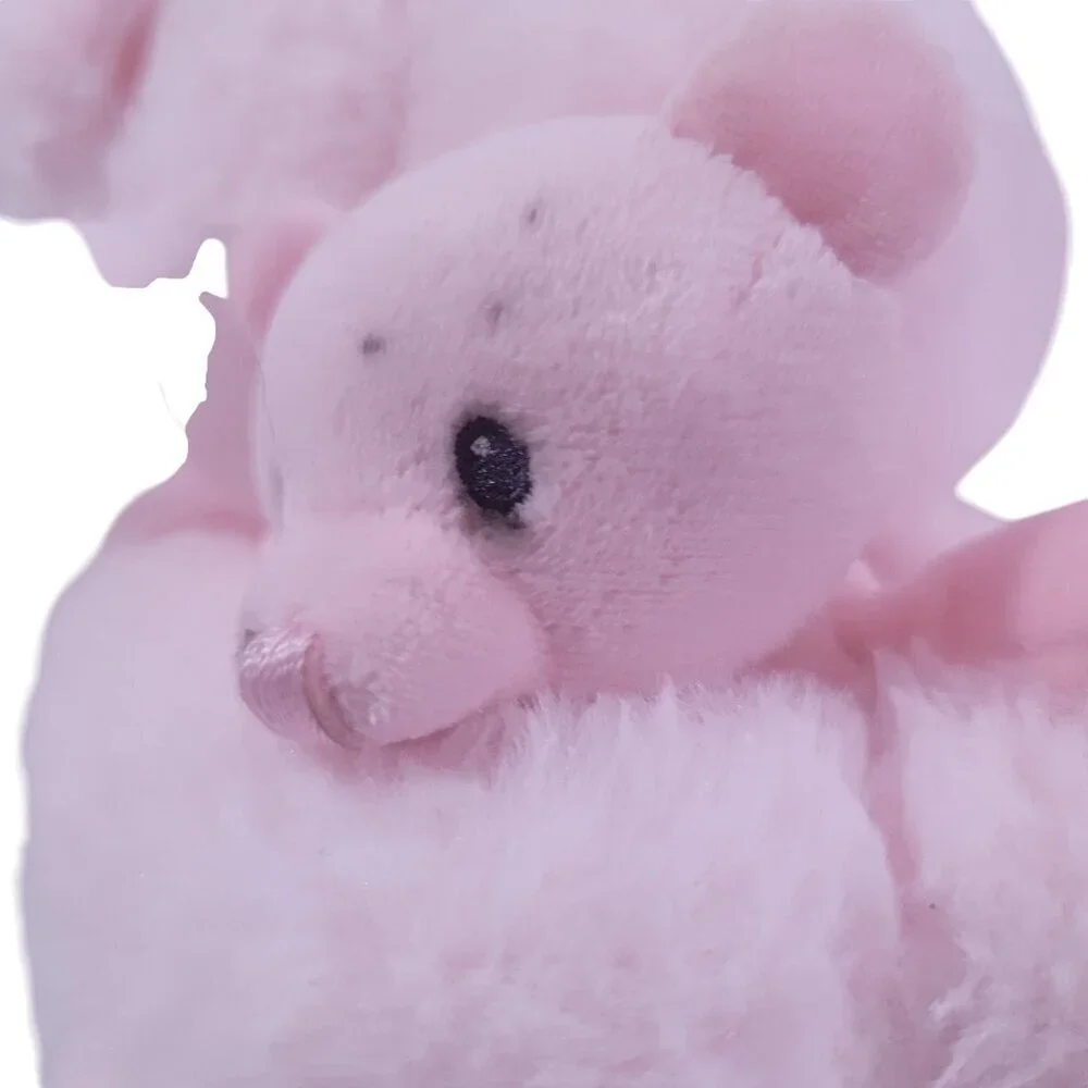 Evergreen B. Boutique Pink Momma Bear and Baby Bear Stuffed Animal Set